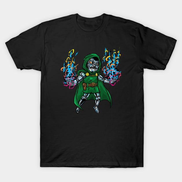 Chibi Doctor Doom T-Shirt by joehavasy